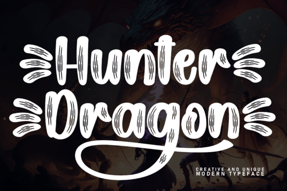 Discovering Hunter Dragon: A Handwritten Font with Character