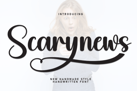 Scarynews: The Handwritten Font That Blends Classic and Contemporary
