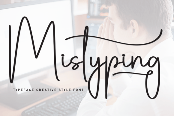 The Charm of Mistyping: A Handwritten Font for Modern Designs