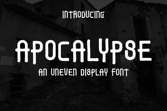 Unleash Raw Energy with Apocalypse Bold Typography